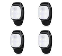 Jnchdghwa 4X Luces de Marcha Al Aire Libre con Clip Luz LED Reflectante Recargable por USB Luz de Seguridad Equipo para Correr Accesorios para Correr