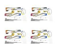 Jnchdghwa 4X RC Air Plane 3D Airplane Micro-Mini Foam EPP PP F3P Lightset Kit Modelo Hobby Toys Remote Control Toys E210