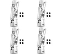 Jnchdghwa 4X RC Doble Junta Universal ArticulacióN CardáNa Coplamientos CardáN con Tornillo, 10X10Mm