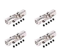 Jnchdghwa 4X RC Doble Junta Universal ArticulacióN CardáNa Coplamientos CardáN con Tornillo, 5X5Mm