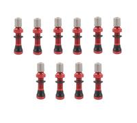 Jnchdghwa 5 Par de VáLvulas de Aire Sin CáMara de 40 mm para Bicicleta de Carretera y VáStago de VáLvula Sin CáMara de MTB Base Universal Schrader de 10 mm