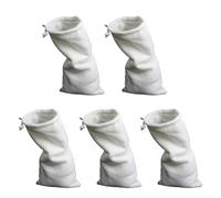 Jnchdghwa 5 PCS Bolsa de Filtro para Acuario Bolsa de para Tanque de Peces Almohadilla de Filtro para el Fondo del Tanque para Filtros de Sump