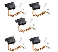 Jnchdghwa 5X 1.9G Servo de Plástico para V966 V911S V977 V930 V931 XK K110 K124 A600 A430 A800 RC Helicóptero Piezas Accesorios