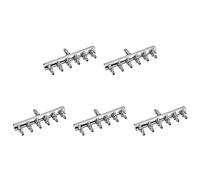 Jnchdghwa 5X Divisor de Flujo de Aire para Acuario, Válvula de Control de Aire para Pecera, Distribuidor de Oxígeno, Accesorios para Bomba de Aire para Pecera, 6 Vías