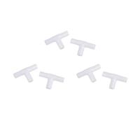 Jnchdghwa 6 Piezas de 12 mm de Plastico Igualdad T-Conector de Tuberia de Puas Carpinteros de la Manguera Conjunta de Agua del Aire