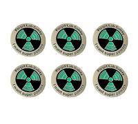 Jnchdghwa 6X Pin Esmaltado de - Brilla en la Oscuridad - Olvídate de la Seguridad en el Laboratorio Quiero Superpoderes Pin de Solapa Pin de Sombrero - Pin Divertido
