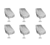 Jnchdghwa 6X PontóN Impermeable Al Aire Libre CapitáN del Silla Cubierta del Asiento, Fundas Protectoras de la Silla