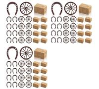 Jnchdghwa 72 Piezas de Suministros para Fiestas Occidentales, Centros de Mesa Vintage para de la Suerte, Recuerdos de Fiesta de Boda, Decoraciones de Vaquero