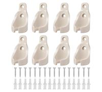 Jnchdghwa 8 Soportes Receptores de Bola Elástica, Kit Universal de Bungee, Piezas para Parasoles Exteriores, Parasol Enrollable para Habitación, Color Beige, Necesidades del Cliente