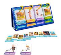 Jnchdghwa 80 Juegos para Construir Oraciones, Vocabulario y Gramática, Herramientas de Aprendizaje Educativo Basadas en Actividades, Materiales para el Aprendizaje de la Fonética