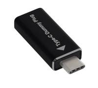 Jnchdghwa Adaptador de Pantalla Virtual DDC USB-C Tipo C con Conector Ficticio EDID, Emulador de Pantalla Fantasma Sin Cabeza, 1920 X 1080p A 60 Hz