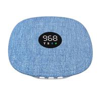 Jnchdghwa Altavoz de Almohada con Temporizador Altavoz de Almohada HiFi Estéreo Ayuda para Dormir Pantalla LED Reproductor de Música con Tarjeta TF Apagado Programado A