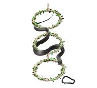 Jnchdghwa Anillos de Escalada para Serpientes, Accesorios para Tanques de Pitón Real, Juguetes para Reptiles en Recintos para Serpientes de Maíz, Dragones Barbados y Geckos.