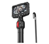 Jnchdghwa Boroscopio Articulado Bidireccional HD 1080P con Cámara Endoscópica Orientable y Monitor LCD de 4,3 Pulgadas para Cámara de Pared.