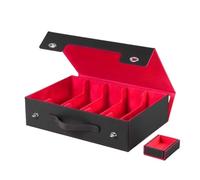 Jnchdghwa Caja de Almacenamiento de Tarjetas Coleccionables de 5 con Asa, Capacidad para Más de 3900 Tarjetas, Organizador de Carga Superior para Tarjetas de Juegos y Deportes