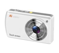 Jnchdghwa Cámara Digital con IA, Cámaras WiFi para Fotografía con Reconocimiento de Objetos, Cámara Compacta y Digital con Doble Lente