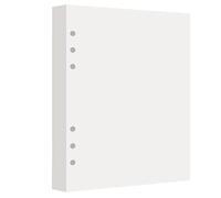 Jnchdghwa Carpeta Organizadora de Pegatinas A5 de 6 Anillas, 80 Hojas de Papel en, Reutilizable de Doble Cara, con Pegatinas de Repuesto, para Coleccionar y Guardar.