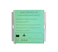 Jnchdghwa Controlador de Carga para Aerogeneradores de 100 W A 600 W, 12 V y 24 V, con Ajuste Automático, IP67, Impermeable, Generador Universal, Bajo Voltaje y Aumento de Velocidad.