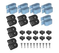 Jnchdghwa Correas para Enrollador de Cubierta Solar de Piscina, Tubo de Enrollador de Piscina y Kit de Fijación de Manta de Repuesto para de Enrollador de Piscina