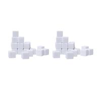 Jnchdghwa Cubos de Acrílico de 16MM Dados En para Juegos de Mesa, Enseñanza de Conteo de Matemáticas, Fabricación de Dados Personalizados con Números del Alfabeto, 96 Piezas