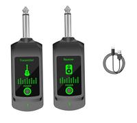 Jnchdghwa de Audio para Guitarra para Micrófono Dinámico 2.4G Transmisor Receptor de Micrófono Inalámbrico para PA Mezclador de Audio A