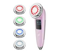 Jnchdghwa Dispositivo de Belleza EMS con Microcorriente para Lifting, Terapia de Luz LED, Dispositivo para Reafirmar la Piel, Masajeador con Vibración y