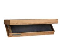 Jnchdghwa Estante Flotante Oculto de Madera con Compartimento Secreto, Estante de Almacenamiento de Pared con Estantes Ocultos, Color Madera