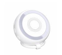 Jnchdghwa Instrumento para Dormir con Ruido, Temporizador de 3 Niveles, Luz Cálida y Efectos de Sonido Naturales para Bebés y Adultos