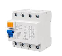 Jnchdghwa Interruptor de Detección de Fugas R80 40A 30mA RCCB Tipo B Interruptor Automático de 4 Desconexión Inmediata para Estaciones de Carga