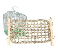 Jnchdghwa Jaula para Pájaros, Percha de Madera para Periquitos, Soporte de Juego, Escalera para Conures, Percha para Jaula, para Entrenamiento, Alimentación de Conures, Agapornis, Canarios M