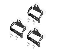 Jnchdghwa Juego de 3 Soportes de Montaje para Parabrisas con Ventosa Transparente para Barra de Luz LED Estroboscópica de Emergencia para Coche y Camión.