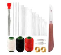 Jnchdghwa Juego de 68 Agujas de Acero Big Eye (2025), Largas y Finas, para Coser y Acolchar, Hechas A Mano.