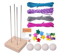 Jnchdghwa Juego de Bolas de Nudos Monkey Fist DIY, Fuerte Kit de Cuerda de Paracord, Fabricante de Nudos Hecho A Mano, Kit de Cordones para, Ideal para Niños y Adolescentes.