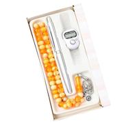 Jnchdghwa Juego de Cuentas de Oración Tasbih de Cristal, 3 Piezas, Regalo Islámico, Rosario Musulmán de 45 Cuentas para Meditación y Práctica Religiosa, Color Amarillo
