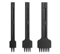 Jnchdghwa Juego de Punzones para Costura de : 3 Piezas de 4 Mm, 2/4/6 Puntas, Cinceles para Proyectos de Costura.