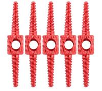 Jnchdghwa Kit de 5 Conectores para Cables de Bicicleta: Freno, Cambio, Herramientas de Enrutamiento de Mangueras Hidráulicas, Color Rojo