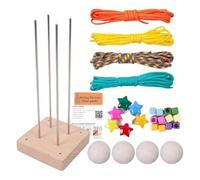 Jnchdghwa Kit de Nudos de Puño de Mono DIY: Cuerda de Paracord Resistente, Kit para Hacer Nudos Artesanales, Kit de Cordón Hecho A Mano con Función de Atado
