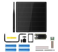 Jnchdghwa Kit de Placa de Desarrollo Solar de 5W con Batería 18650, Módulo GNSS GPS, Soporte para Meshtastic MeshCore 868MHz.