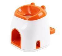 Jnchdghwa Lanzador de Pelotas de Tenis para Perros 2 en 1, Dispensador de Premios, Juguete Interactivo con Resorte para Lanzar y Recoger, con Almacenamiento de Snacks, Estimulación Mental