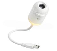 Jnchdghwa Luz con Proyector, Proyector de Luz Estrellada Portátil USB para Dormitorio, Mini Lámpara de Pared LED (5 Diapositivas)
