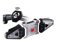 Jnchdghwa Luz Trasera para Bicicleta con Intermitentes, Recargable por USB, Delantera y Trasera, Control Remoto Inalámbrico.