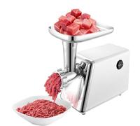 Jnchdghwa Máquina de Picar Carne Eléctrica de 800W, Picadora de Carne, Operación con un Botón, Aleación de Aluminio de Alimenticio con Salchichas