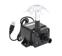 Jnchdghwa Minibomba de Agua Súper Silenciosa Sin Escobillas, 150 ± 30 L/H, con Enchufe USB, para Acuario, Pecera y Fuente.