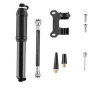 Jnchdghwa Minibomba para Neumáticos de Bicicleta, para Carretera, Montaña y Bicicletas, Alta Presión, Incluye Kit de Montaje.