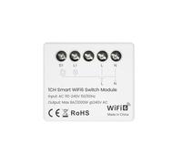 Jnchdghwa Módulo de Interruptor Inteligente Tuya WiFi6 de 16 A con Monitoreo de Energía en Tiempo Real y Control Remoto por Aplicación.