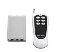 Jnchdghwa Módulo de Relé de Control Remoto 6Ch 6CH DC 12V Receptor de Interruptor Inalámbrico con Transmisor de 6 Botones Control Remoto Inalámbrico Universal