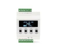 Jnchdghwa Módulo RS485 Transmisor IoT Indicador Instrumento Pantalla Salida 0-20mA, 0-5V, 0-10V RS485 Precisión 0.01g Medidor de Fuerza Modelo Analógico de Riel DIN