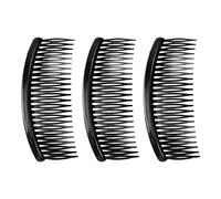 Jnchdghwa Negro Clip Pinza Peine de Pelo de 24 Dientes de Plastico 6Pzs para Senora Chica