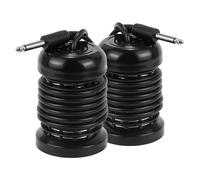 Jnchdghwa Paquete de 2 Conjuntos de Acero Inoxidable para Baño de Pies Desintoxicante Iónico, Conjuntos de Acero Inoxidable para Máquina de Desintoxicación Iónica de Pies, Color Negro.
