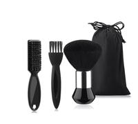 Jnchdghwa Paquete de 3 Cepillos para el Cuello, Cuchillas de Afeitar de Nailon Suave, Incluye Bolsa de Almacenamiento.